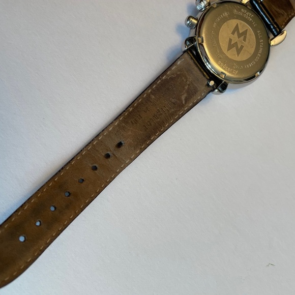 MICHELE Vintage Diamond CSX Chronograph Watch w/Original Wooden Box - Picture 8 of 14